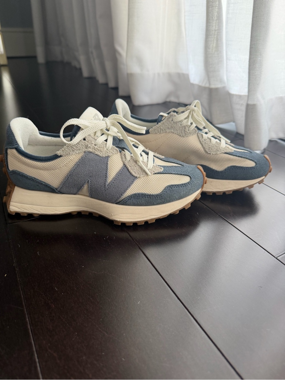 New Balance 327 Vintage Indigo Arctic Grey - Picture 2 of 5